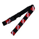 Tech/Free Dive Gear BCD Accessories -2 Inch Wide Diving Crotch Strap Webbing Belt with Quick Release Buckle