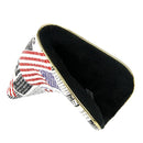 PU Leather Vintage Golf Blade Putter Cover Headcover Protector Bag with Magnetic Closure Club Accessories