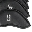 12Pcs/Set Golf Iron Head Covers Set Club Putter Headcover Replacement with Numbers Print