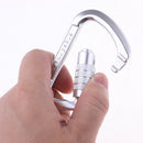 Heavy Duty Carabiner D-shaped Karabiner & Keychain Clip- Spring Snap Hook- Weight Capacity 700kg