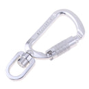 Heavy Duty Carabiner D-shaped Karabiner & Keychain Clip- Spring Snap Hook- Weight Capacity 700kg