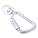 Heavy Duty Carabiner D-shaped Karabiner & Keychain Clip- Spring Snap Hook- Weight Capacity 700kg