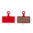 Ceramic Bike Disc Brake Pads Compatible for Bikes XTR M988/M985/XT M785/M666/DEORE M615/ALFINE S700