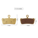 Durable Bicycle Bike Disc Brake Pads / Metal Bike Brake Parts Accessories / Strong Cycling Brake Pads Replacement
