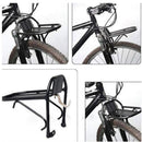 Bike Front Rack Cargo Rack Storage Bracket 15KG Load Bicycle Equipment Black