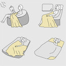 75X45cm Electric Heated Throw Rug Snuggle Warming Blankets 3 Smart Heat Settings