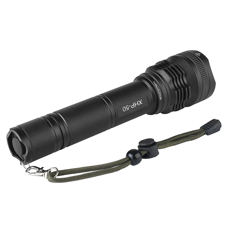 XANES 1401B XHP50 2150Lumens Brightness Zoomable LED Flashlight 18650/26650