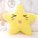 Cotton Cute Cartoon Star Expression Shape Throw Pillow Plush Sofa Bed Car Office Cushion