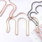M Shape Multicolor Metal Hollow Music Book Clip