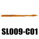 SeaKnight SL009 8pcs/bag 3.6g 130mm/5.1in Silicone Soft Fishing Lure Earthworm Centipede Worm Lure