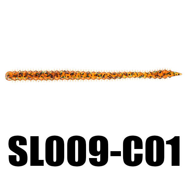 SeaKnight SL009 8pcs/bag 3.6g 130mm/5.1in Silicone Soft Fishing Lure Earthworm Centipede Worm Lure