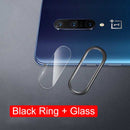 Bakeey Anti-scratch Metal Circle Ring + Tempered Glass Phone Camera Lens Screen Protector for OnePlus 7 PRO