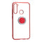 Bakeey Plating Transparent Ultra-thin with Finger Ring Holder Shockproof PC Protective Case for Xiaomi Redmi Note 8