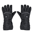 4400mAh Rechargeable Electric Battery Heated Gloves Outdoor Winter USB 6-8h Warm