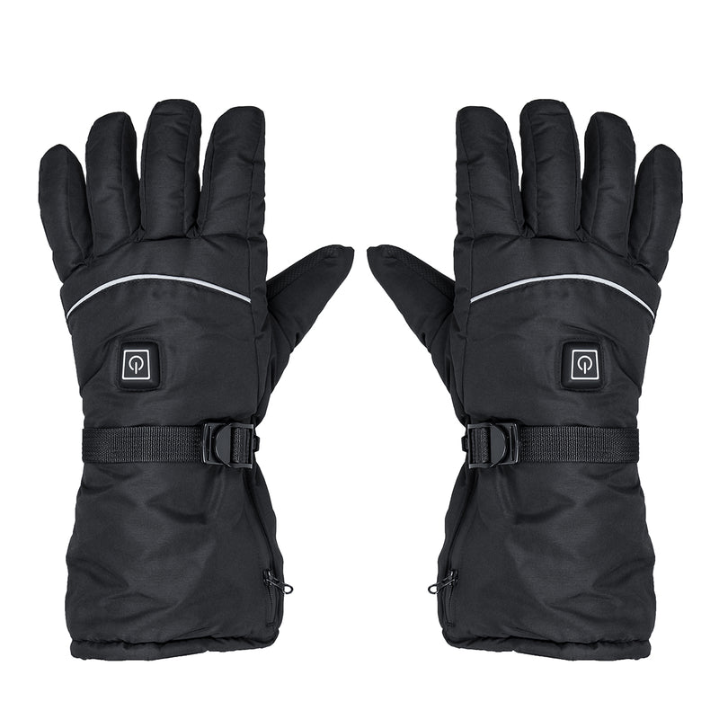 4400mAh Rechargeable Electric Battery Heated Gloves Outdoor Winter USB 6-8h Warm