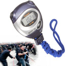 Digital Handheld Sports Stopwatch Stop Watch Time Clock Alarm Counter Timer Blue