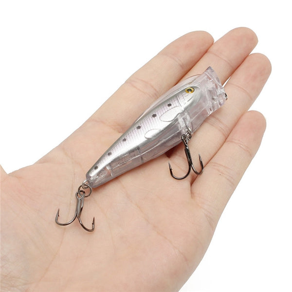 ZANLURE 12.5g 7.5cm Fishing Lure Jerkbait Bass Crankbaits with Tackle Hooks