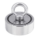 120KG Double Side Neodymium Recovery Magnet Hook Lifting Fishing Hunting Salvage Magnet