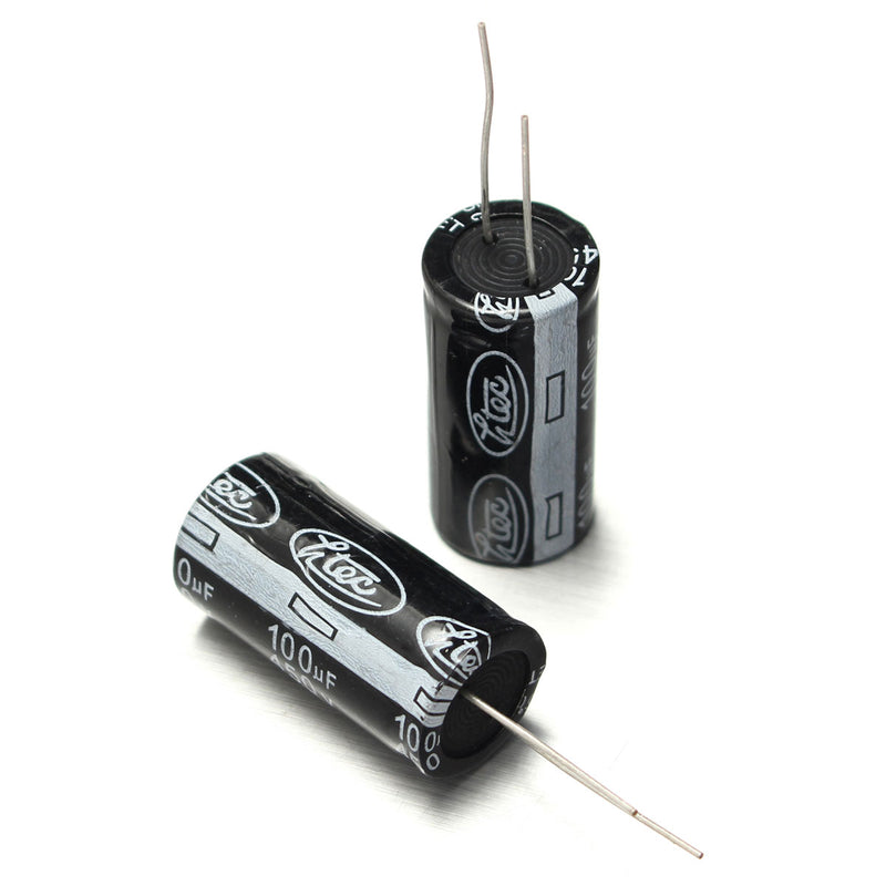 50pcs 100uF 450V 105C Radial Electrolytic Capacitor 18x35MM