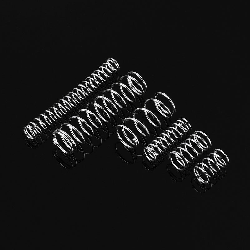 Suleve 200Pcs Steel Springs Electrical Drum Extension Tension Spring Exerciser Pressure Suit