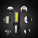SupFire G6 XPE LED+COB 2Modes 180 Rotatable USB Rechargeable Worklight Set Outdoor Multifunctional Maintenance Lights Emergency Lights Work Light with Magnet