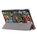 Tri-Fold Pringting Tablet Cover fr Samsung Galaxy Tab S5E SM-T720 SM-T725 Tablet - Doodle