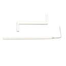 Transparent Inner Visual Padlock Practice Set with 9Pcs Unlocking Lock Pick / Key Lock Pick Tools