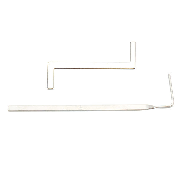 Transparent Inner Visual Padlock Practice Set with 9Pcs Unlocking Lock Pick / Key Lock Pick Tools