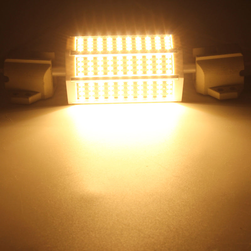 Dimmable R7S 118mm 15W 120 SMD 4014 LED Warm White Pure White Light Lamp Bulb AC220V/110V