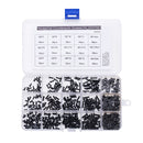 Suleve MXCH9 480Pcs M2 M2.5 M3 Flat Countersunk Head Hex Socket Screws Kit 10.9 Grade Machine Bolt Screw
