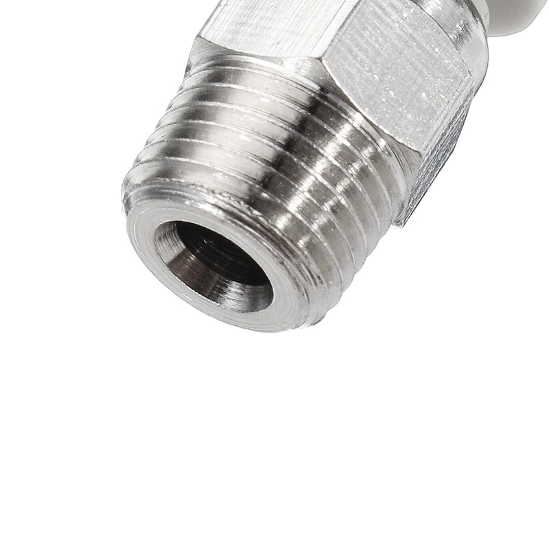 10pcs Creality 3D Silver 1/8 Teeth Thread Nozzle Quick Direct Pneumatic Connector For 3D Printer