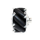 Chihai 4pcs 60mm Aluminium Mecanum Wheels Universal Wheels with 8mm Motor Shaft Coupling for Robot Car