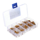 500pcs 10Values*50pcs 0.1uF-10uF(104~106) 50V Multilayer Ceramic Capacitor Assorted Kit Assortment Set with Storage Box