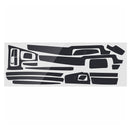 Carbon Fiber Pattern Car Interior Dashboard Sticker Wrap Decoration for BMW 5-Series F10 F18 2011-17