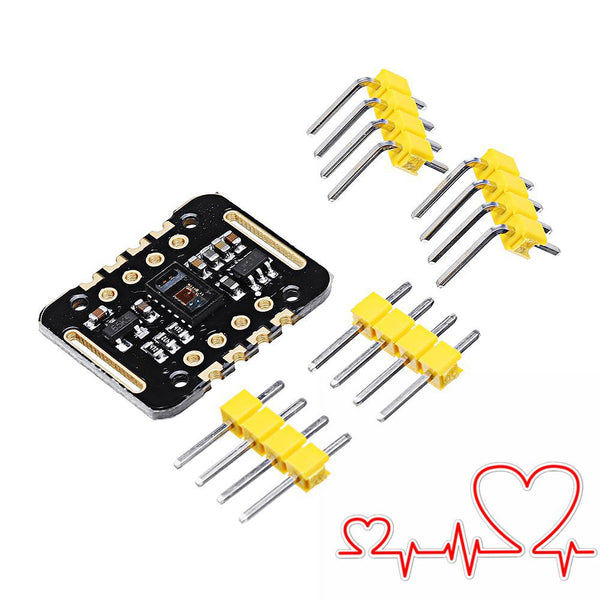 3Pcs MAX30102 Heartbeat Frequency Tester Heart Rate Sensor Module Puls Detection Blood Oxygen Concentration Te