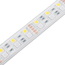 DC12V Double Rows Waterproof IP67 Flexible 5050 RGBWW 5M 600LED Strip Light for Indoor Outdoor Camping Home Decoration