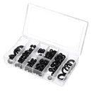 Suleve MXRW5 180Pcs Rubber O Ring Washer Grommets Ring Anti-slip Gasket Seal Assortment Set