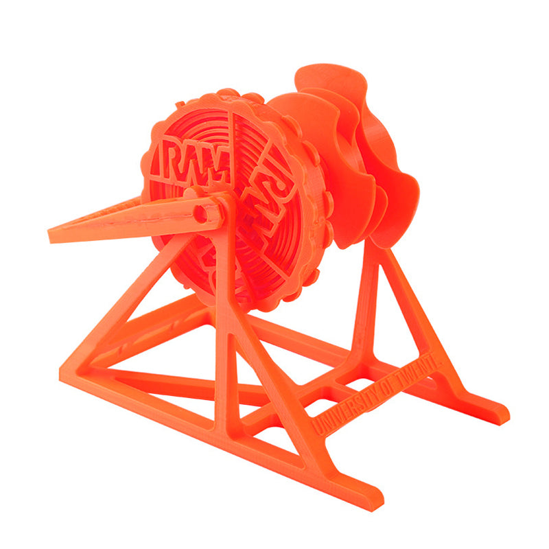 Orange ABS Removable Turn Around Filament Rack for Prusa i3 3D Printer Part