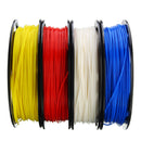 CCTREE Blue+White+Yellow+Red Set 200g/Roll 1.75mm PLA Filament for 3D Printer Reprap