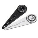 Silver/Black Mini Drawing Ruler Woodworking Alloy Compass Multi-function Circle Drawing Kits
