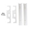 ZANLURE 2 Tube Fishing Rod Holder Rack Pole Support For Marine Boat Kayak Vertical Double Tube