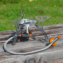Outdoor Folding Mini Cooking Stove Waterproof Gas Burner Furnace Camping Picnic