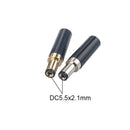 2PCS RJXHOBBY DC 5.5*2.1mm Power Solder Welding Plug End Connection