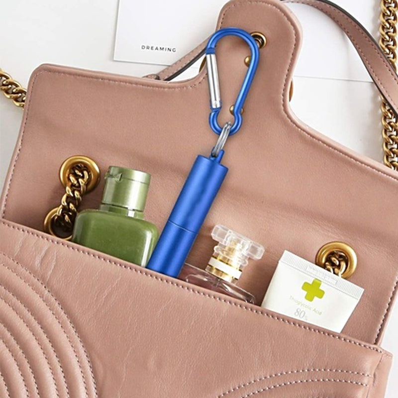 Stainless Steel Telescopic Drinking Straw Portable straw for Travel Reusable Collapsible Metal Drinking Straw With Brush