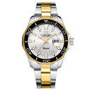 LONGBO 80512 Polygon Dial Simple Full Steel Men Luminous Display Quartz Watch