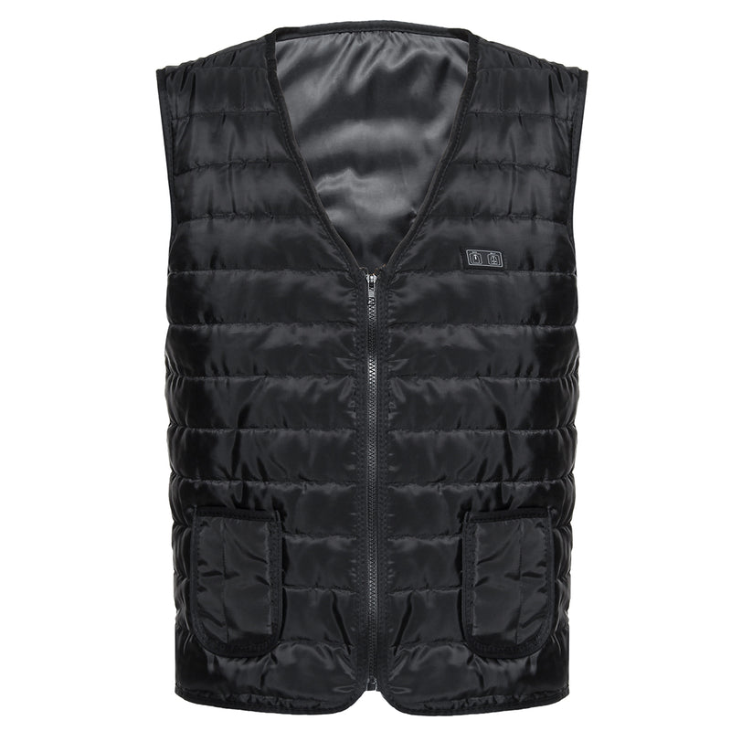 Dual Cotton Heated  Electric 3 Gear USB Vest Men Women 3S Fast Heating Jacket Clothing