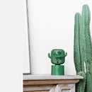Mini Portable USB Cactus Automatic Oscillating Cooling Fan 80 Degree Rotating Three Level Speed Rechargeable Fan Low Noise