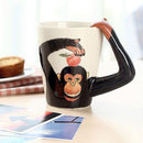 Handmade 3D Animal Shape Coffee Milk Tea Mug Ceramic Water Cup Festival Birthday Gift