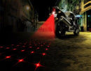 4pcs Car Laser Fog Lamp Anti-Fog Light Auto Rearing Warming Light Diamond Style