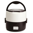 Electric 1.0L 200W Mini Portable Lunch Rice Cooker Home Dormitory Office Steamer Pot Heating Rice 2 Layer